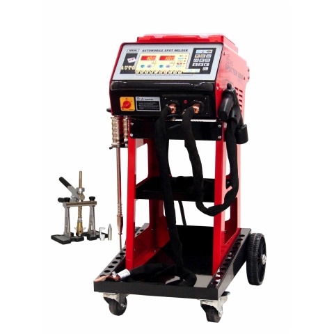 TECNO SPOTTER 8000 DIGITAL PULL z akcesoriami i QuickPuller 400V - Zgrzewarka do napraw nadwozi