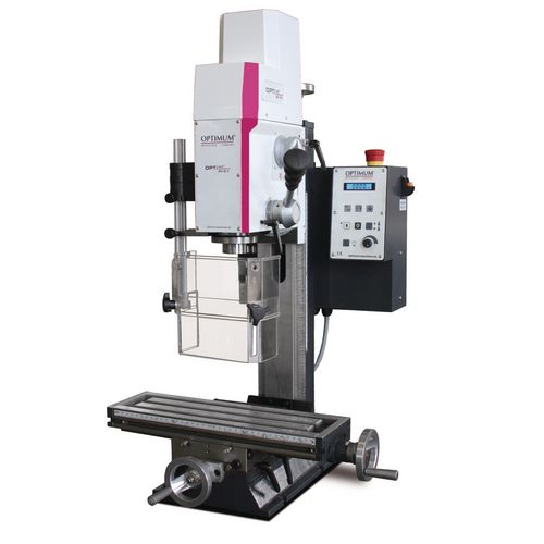 Wiertarko-frezarka z elektronicznym bezstopniowym napędem Optimum MH 20V 