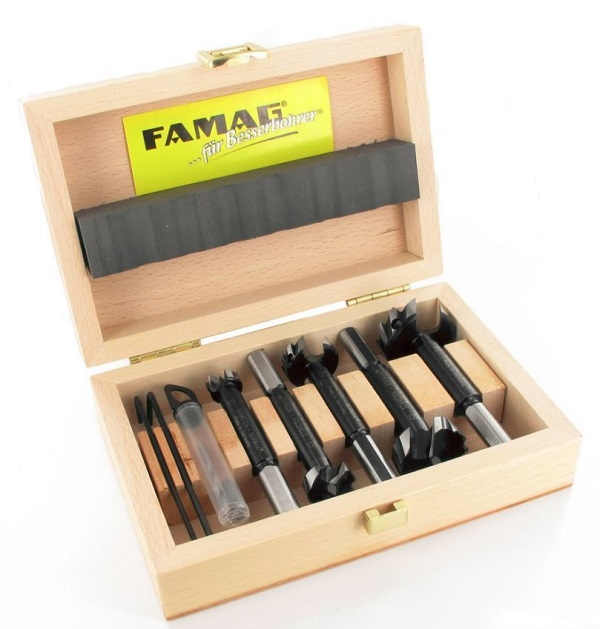 1624.505 Zestaw wierteł Bormax z pilotem fi 15, 20, 25, 30, 35 mm pod tralki