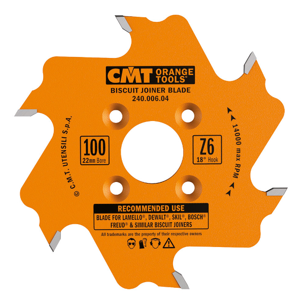 Frez do gniazd pod obce pióro, lamelki CMT 240.006.04