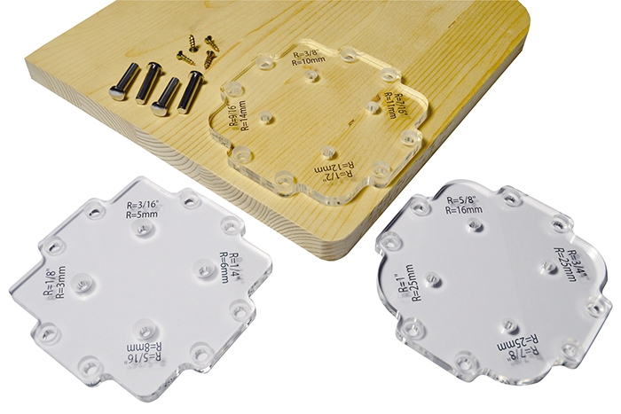 TMP-R12 Szablon do zaokrągleń narożników