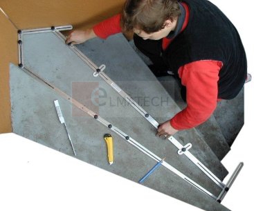 Szablon kątowy do schodów (drewniana walizka)