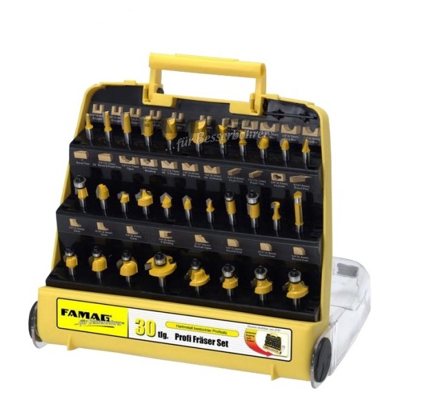 Frezy do drewna 30 szt. kod 3383.830 FAMAG