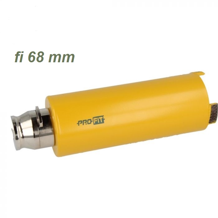 Otwornica z diamentowym segmentem Concrete Light Dry Long Ø 68 mm Profit do cegieł i betonu 09231068