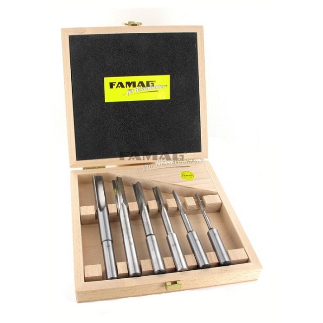 FAMAG 1601.606 Zestaw frezów oscylacyjnych prawych 6 szt do drewna miękkiego