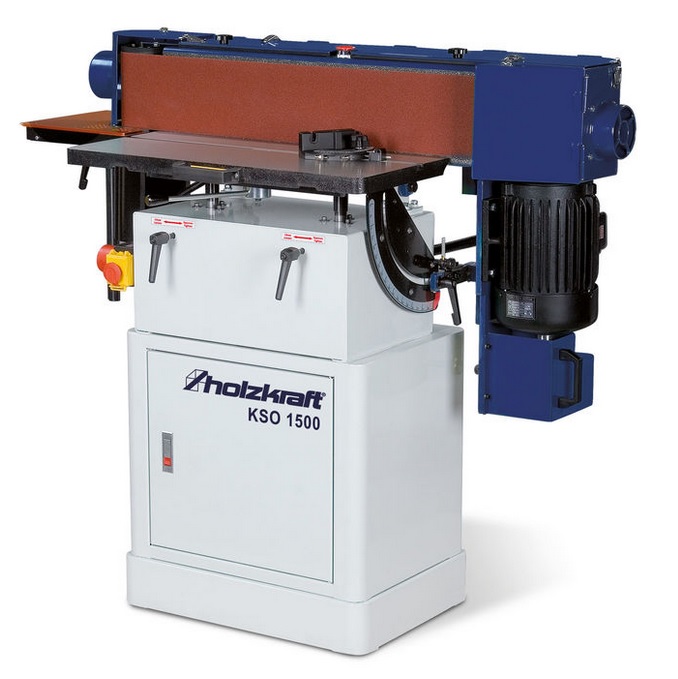 KSO 1500 - Szlifierka do krawędzi z dodatkowym trzpieniem do elementów krzywoliniowych Holzkraft