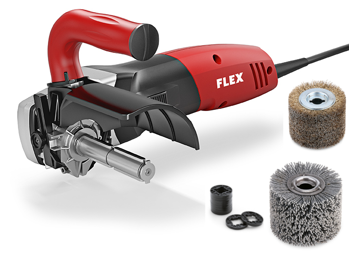 FLEX BSE 14-3 100 230/CEE Satyniarka Szczotkarka do postarzania struktury drewna